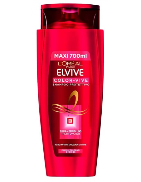 Elvive Shampoo 700ml Formato Xl - Color-vive - Capelli Colorati O Meches